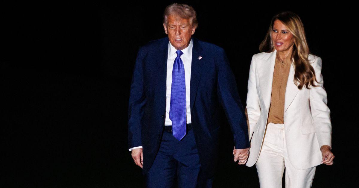 Trump 'wags his finger' with Melania 'heated' argument caught on tape