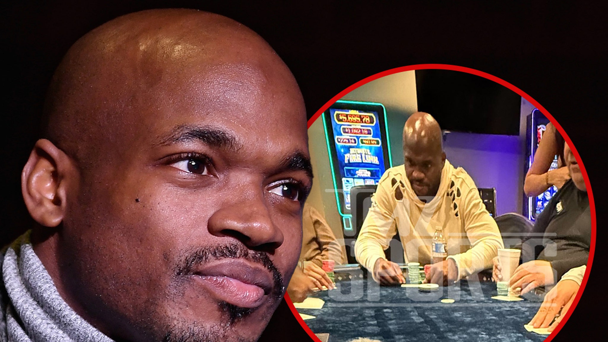 Adrian Peterson admitted to drinking during poker games hours before DWI arrest, police say