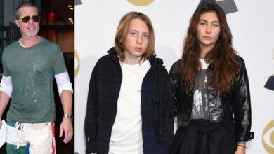 Brad Pitt supports the children of a deceased friend after his father's suicide