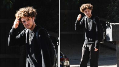 Diane Keaton's son Duke seen for the first time since her death