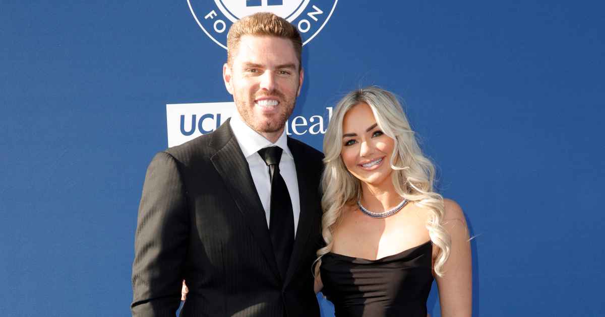 Freddie Freeman's wife celebrates the Dodgers' Game 2 World Series victory