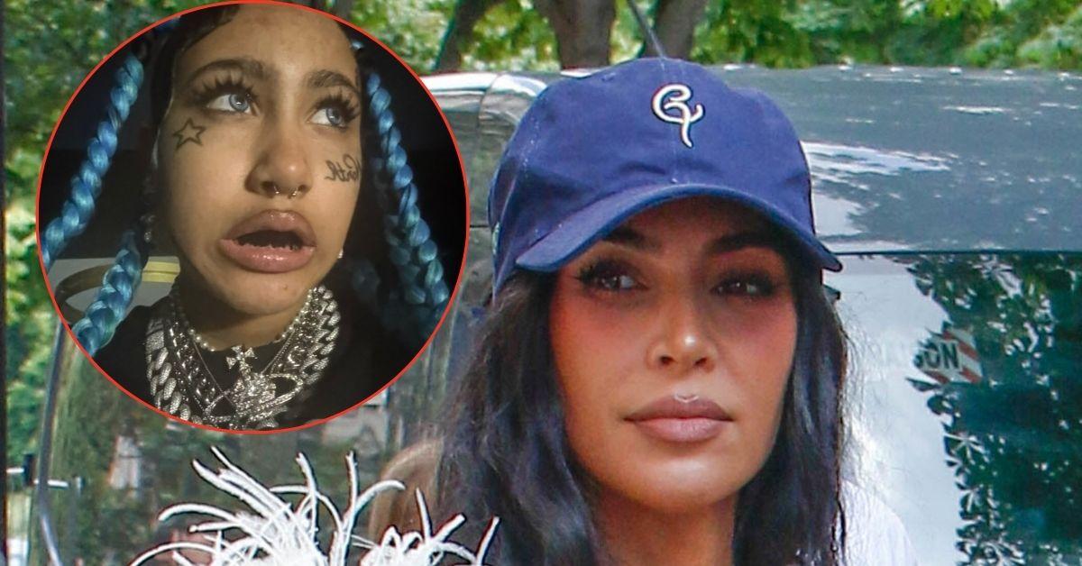 Kim Kardashian hit out after North West debut with facial tattoos and piercings