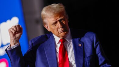 President Trump does his signature dance for the Malaysian Prime Minister