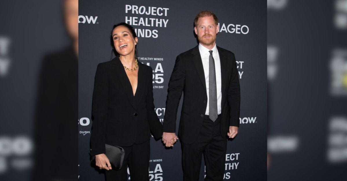 Prince Harry grabs Meghan Markle's bum during an awkward red carpet