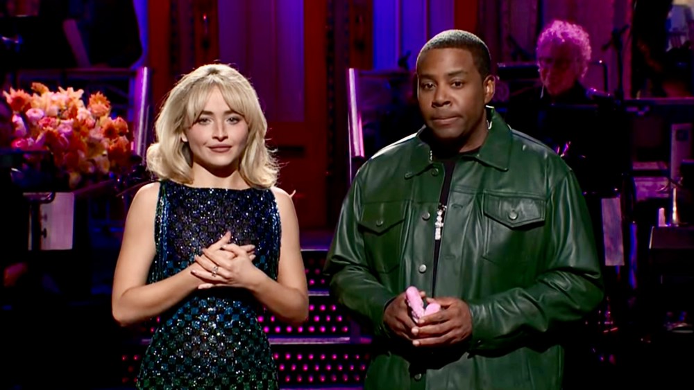 Sabrina Carpenter Jokes About Provocative Image in 'SNL' Monologue