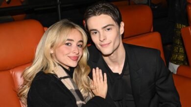 Sabrina Carpenter sneaks into Corey Fogelmanis' movie premiere
