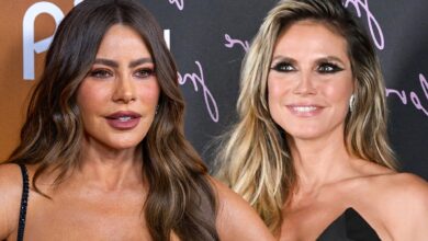 Sofia Vergara works together with Heidi Klum for maximum hotness on Paris Fashion Week