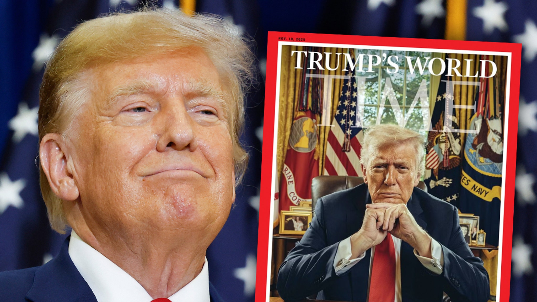 TIME Magazine Releases New Donald Trump Cover After Photo Response