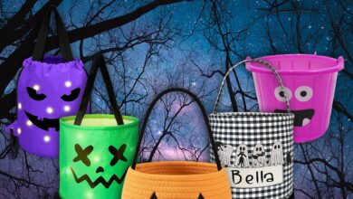 Trendy Trick-or-Treat Candy Buckets on Amazon