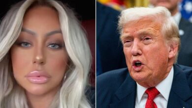 Aubrey O'Day blasts Donald Trump over ties to Jeffrey Epstein