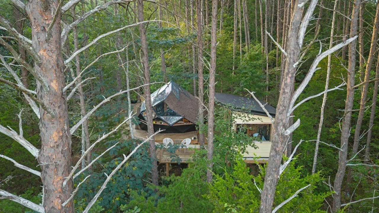 Georgia Compound Dotted with Dome Home, Tiny Houses and 'Buried Bus' Storm Shelter Hits the Market for $429,000