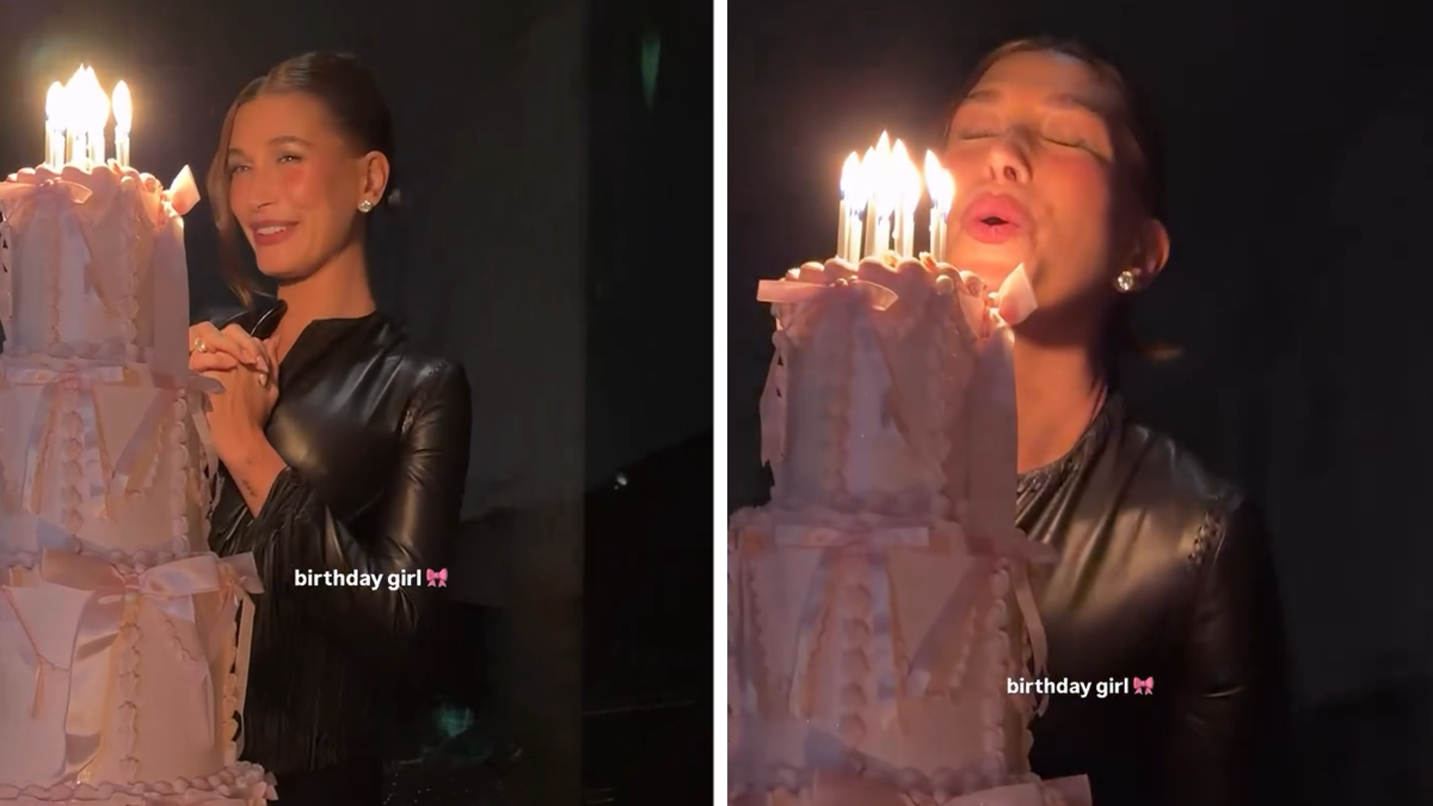 Hailey Bieber celebrates 29th birthday early with huge cake, Rhode Products