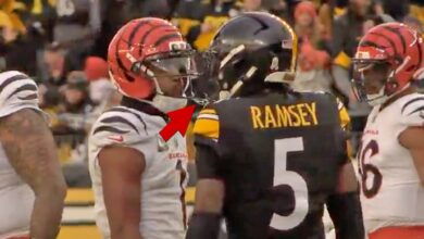 Ja'Marr Chase suspended one game for spitting on Jalen Ramsey