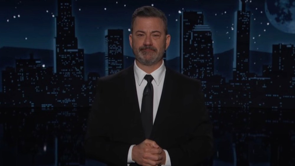 Jimmy Kimmel breaks down in honor of late bandleader Cleto Escobedo III