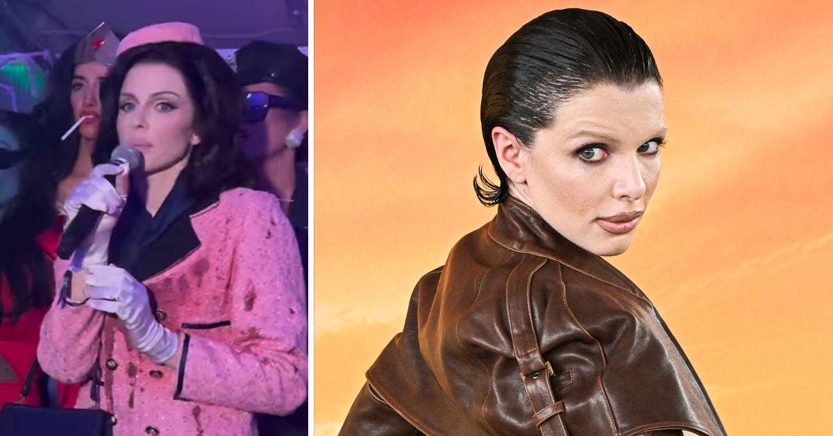 Julia Fox ripped for blood-soaked Jackie Kennedy Halloween costume