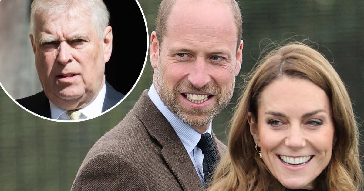 Kate Middleton and Prince William will temporarily move closer to Andrew