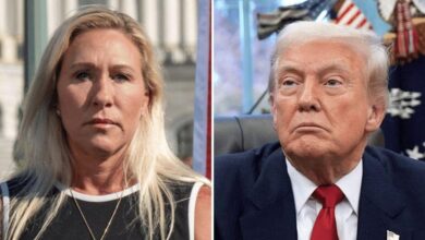 Marjorie Taylor Greene resigns after Donald Trump threatened her