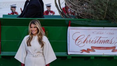 Melania Trump was quick to troll the fleeing White House Christmas event