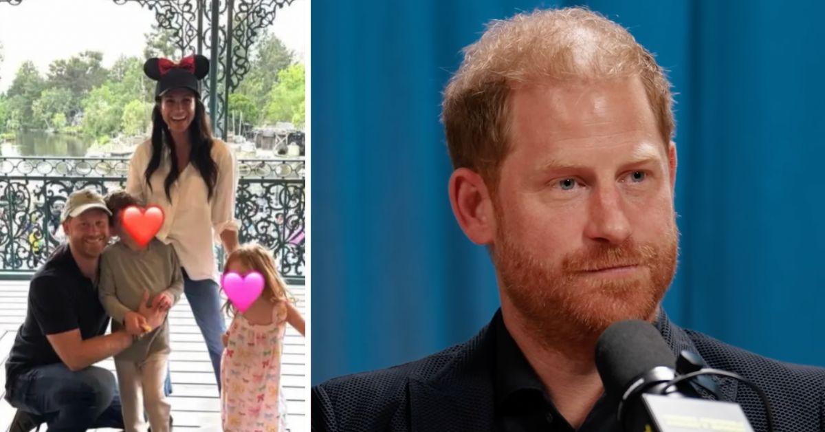 Prince Harry warns against posting childhood photos online because Meghan won't stop