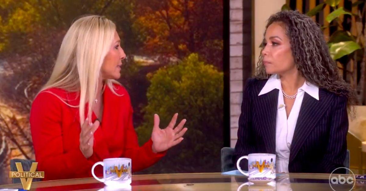 The View's Sunny Hostin clashes with Marjorie Taylor Greene before the break