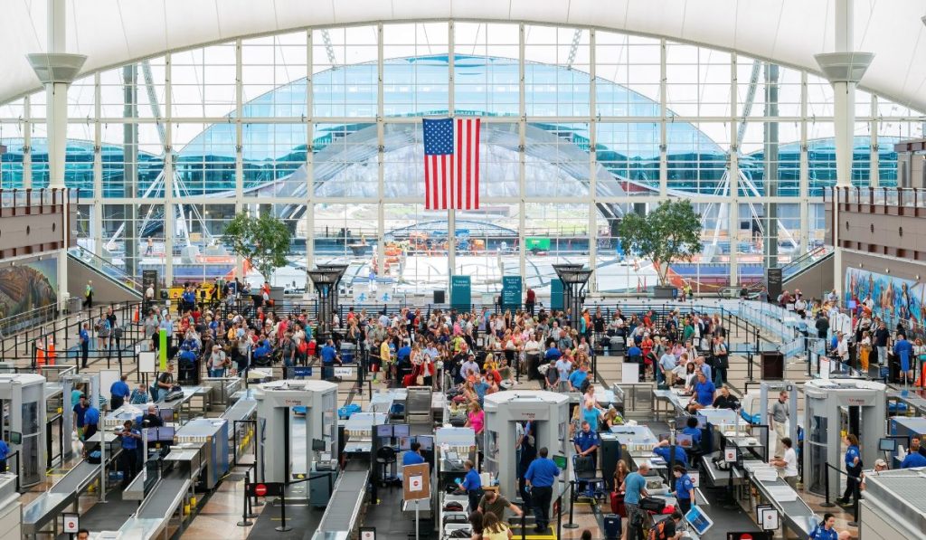 The US government shutdown continues to cause delays at major travel hubs