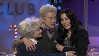 Bowen Yang breaks down in tears in latest SNL sketch with Ariana Grande