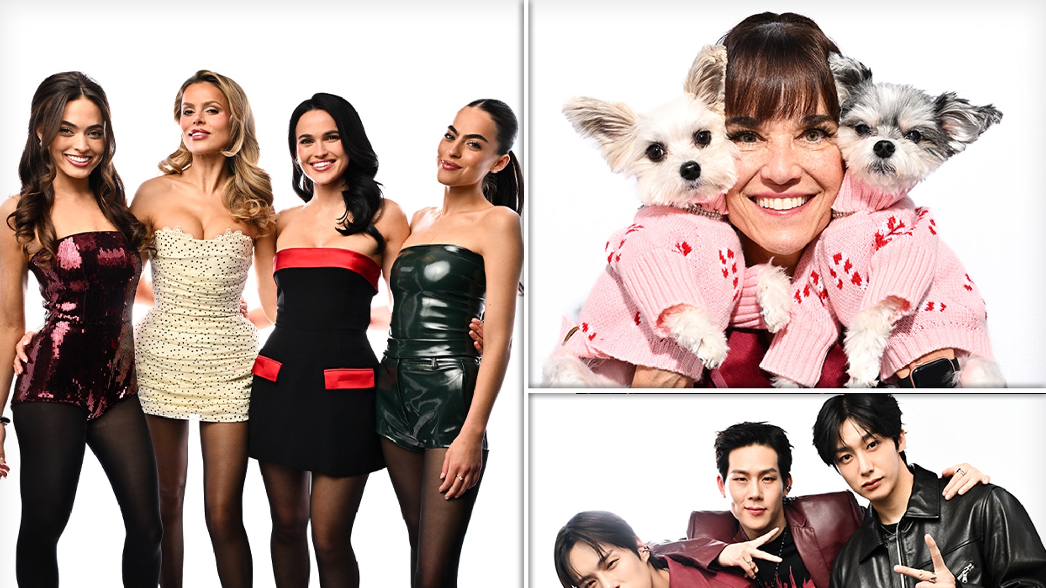 Brooks Nader and sisters wear tight and tiny dresses during iHeartRadio Z100's Jingle Ball