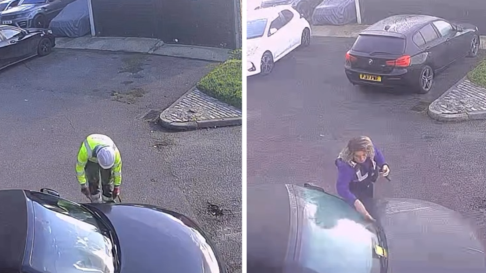 Driver receives 4 parking tickets after a space is painted around his car