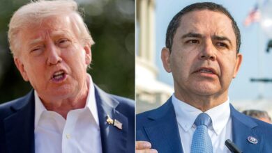 Furious Trump criticizes congressman for returning to Democrats after pardon