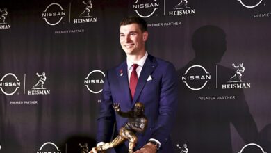 Heisman winner Fernando Mendoza responds to a viral postgame interview