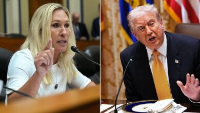 Marjorie Taylor Greene shares Donald Trump's death threat response