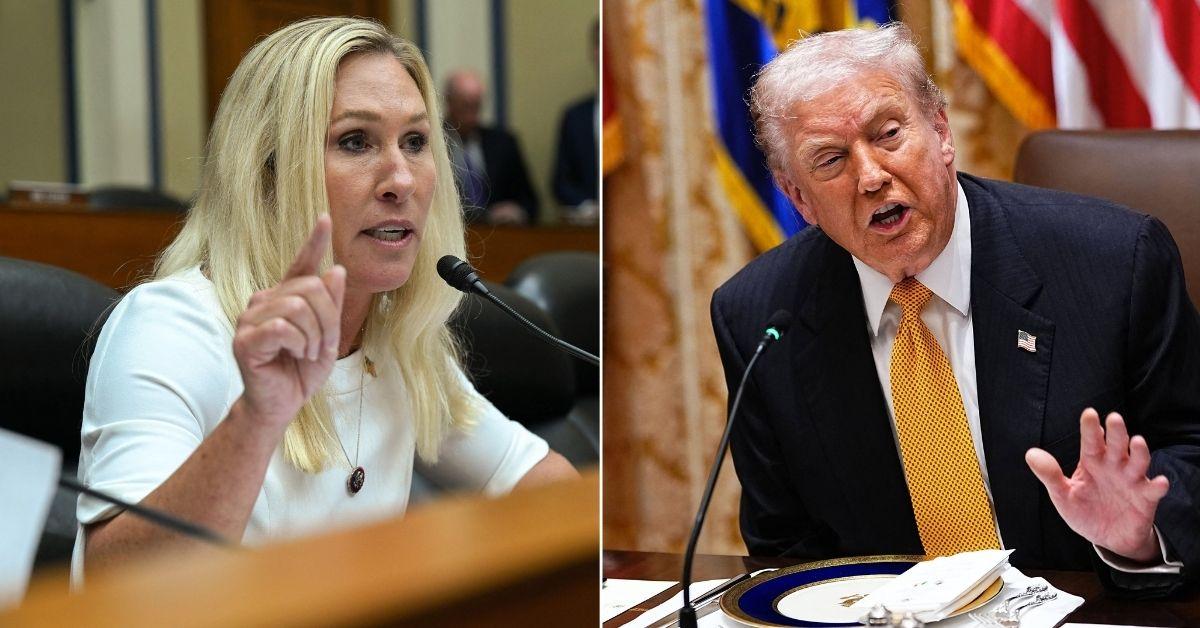 Marjorie Taylor Greene shares Donald Trump's death threat response