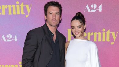 Miles Teller has his wife's wedding dress remade after destruction by a wildfire