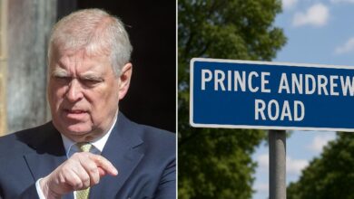 Residents are calling for streets named after Prince Andrew to be renamed