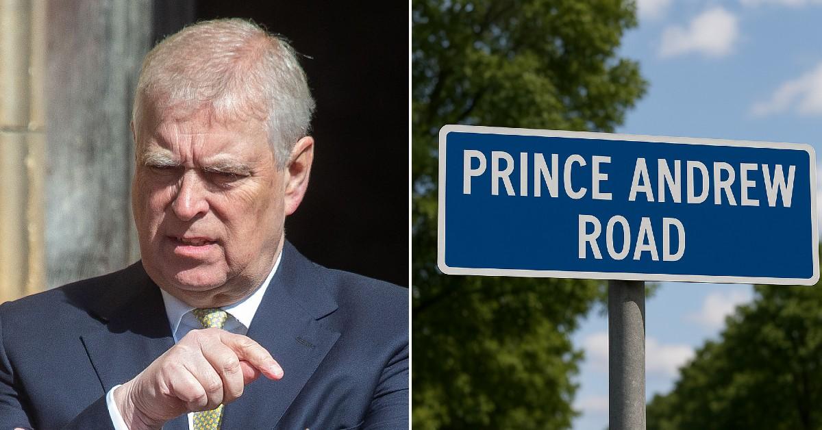 Residents are calling for streets named after Prince Andrew to be renamed