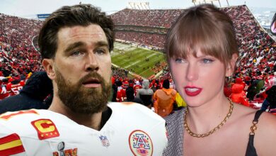Taylor Swift attends Chiefs Christmas game with family, supports fiance Travis Kelce
