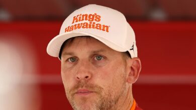 The father of NASCAR driver Denny Hamlin has died following a house fire in North Carolina