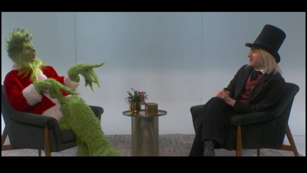 The holiday edition of SNL features The Grinch, Scrooge and more