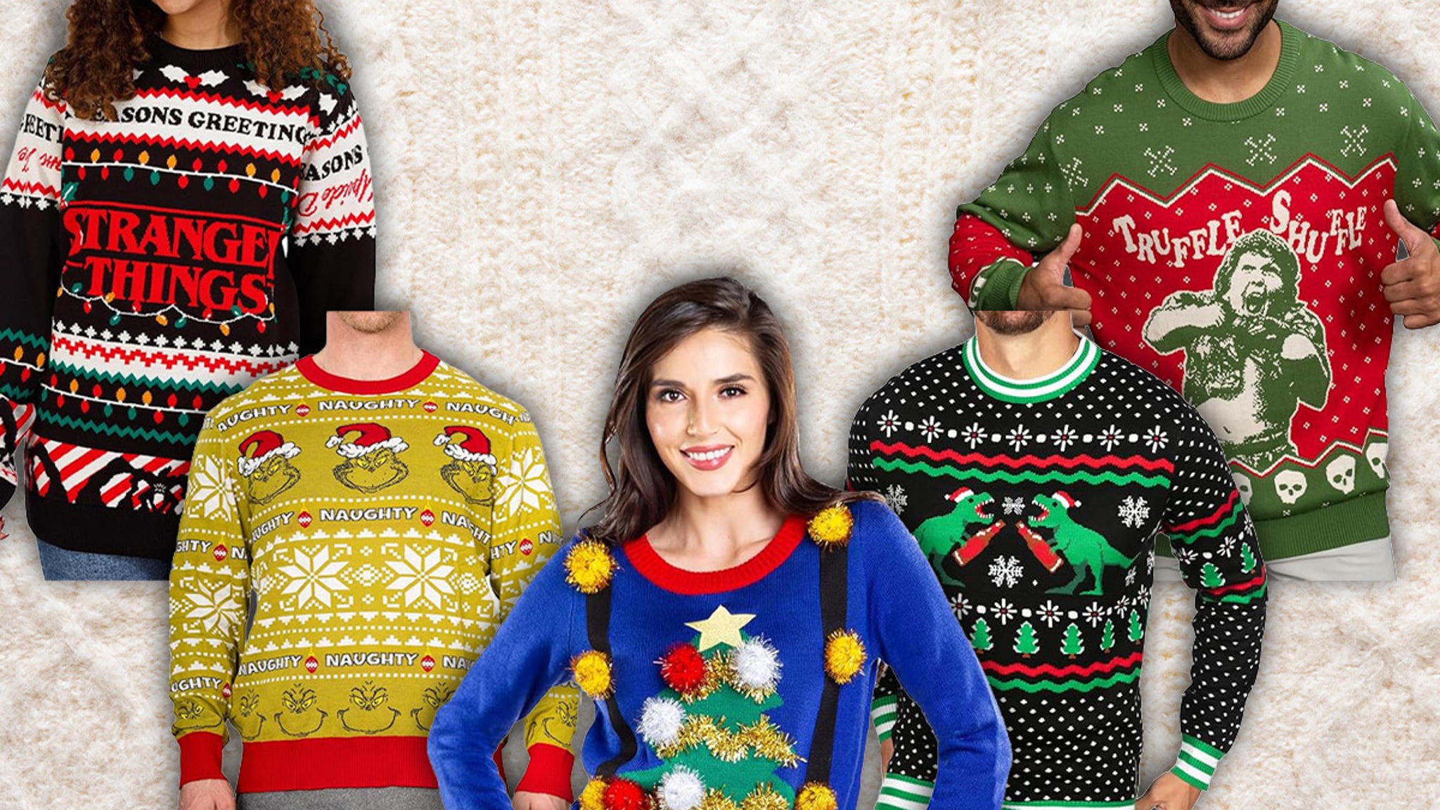 Ugly Christmas sweaters for holidays 2025