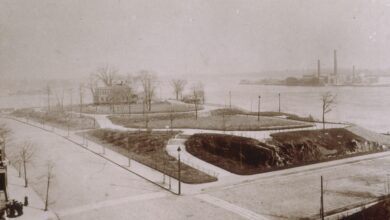 A photo of Gracie Mansion in New York in 1895