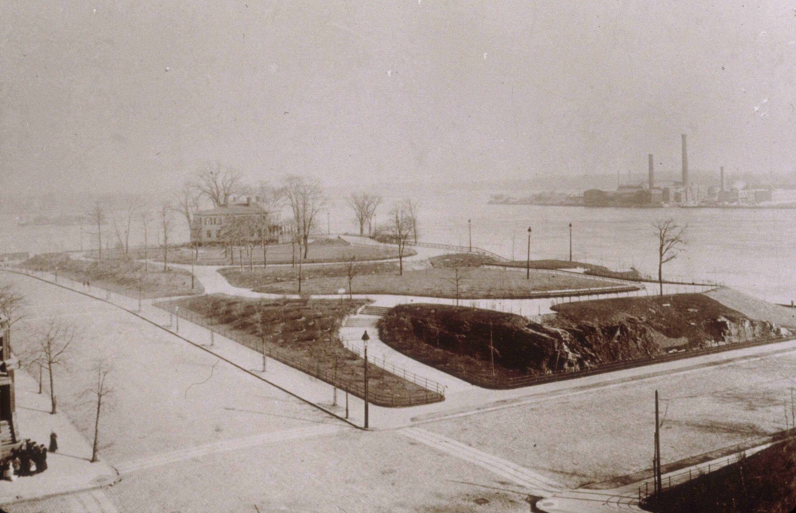 A photo of Gracie Mansion in New York in 1895