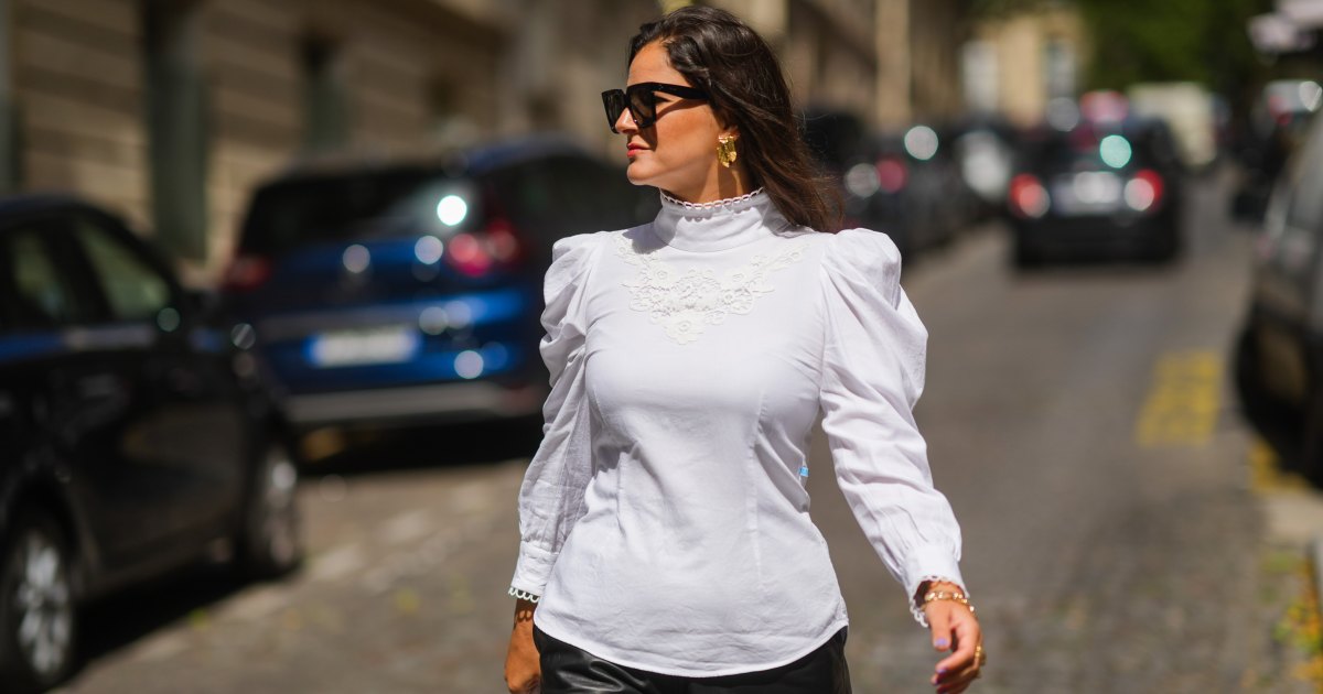 17 Expensive Looking Blouses That Visually Slim Down a Muffin Top