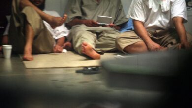 A charity that took photos of the last fifteen detainees at Guantanamo Bay