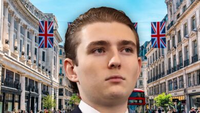 Barron Trump saves woman brutally beaten by ex-boyfriend