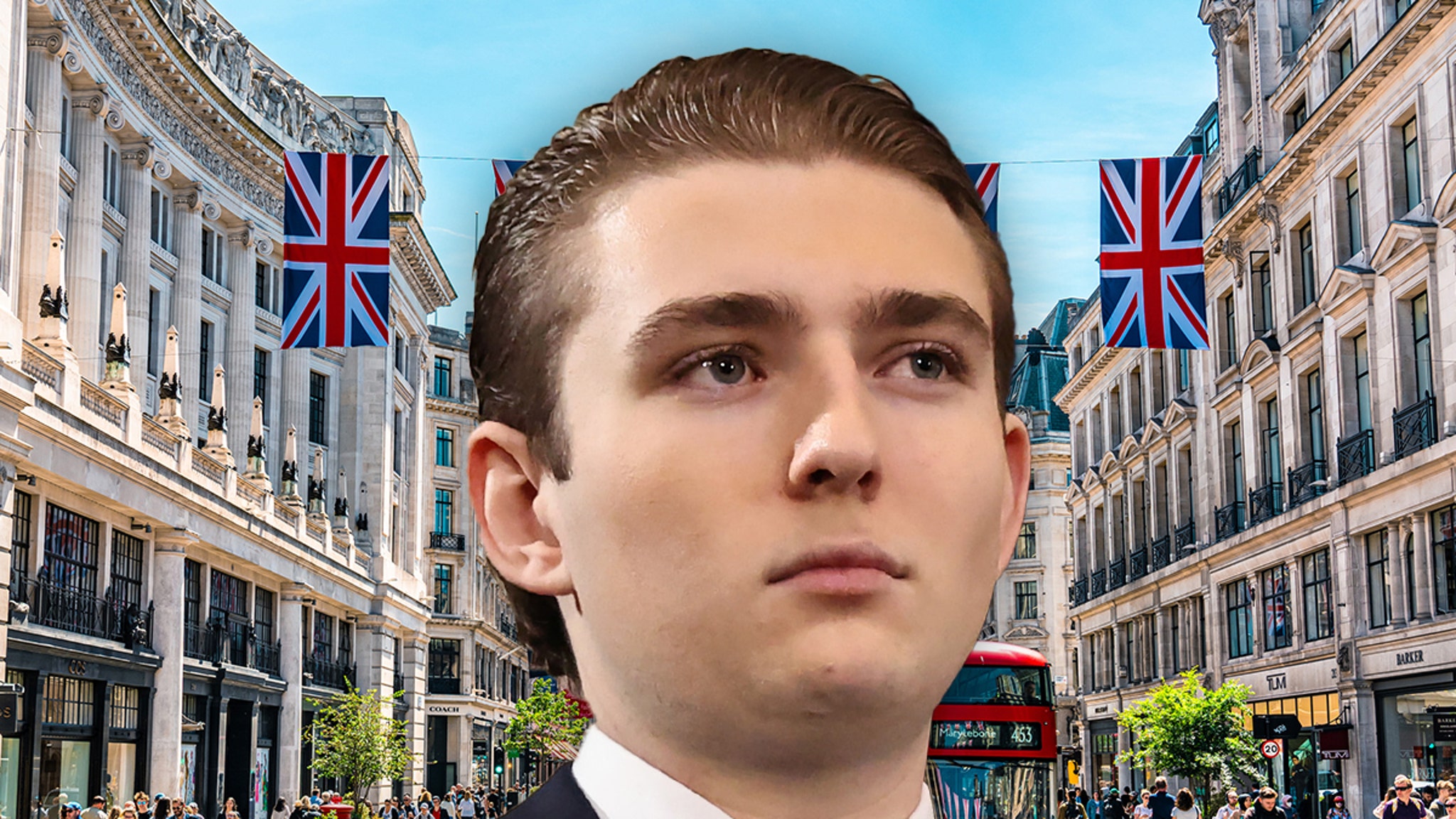 Barron Trump saves woman brutally beaten by ex-boyfriend