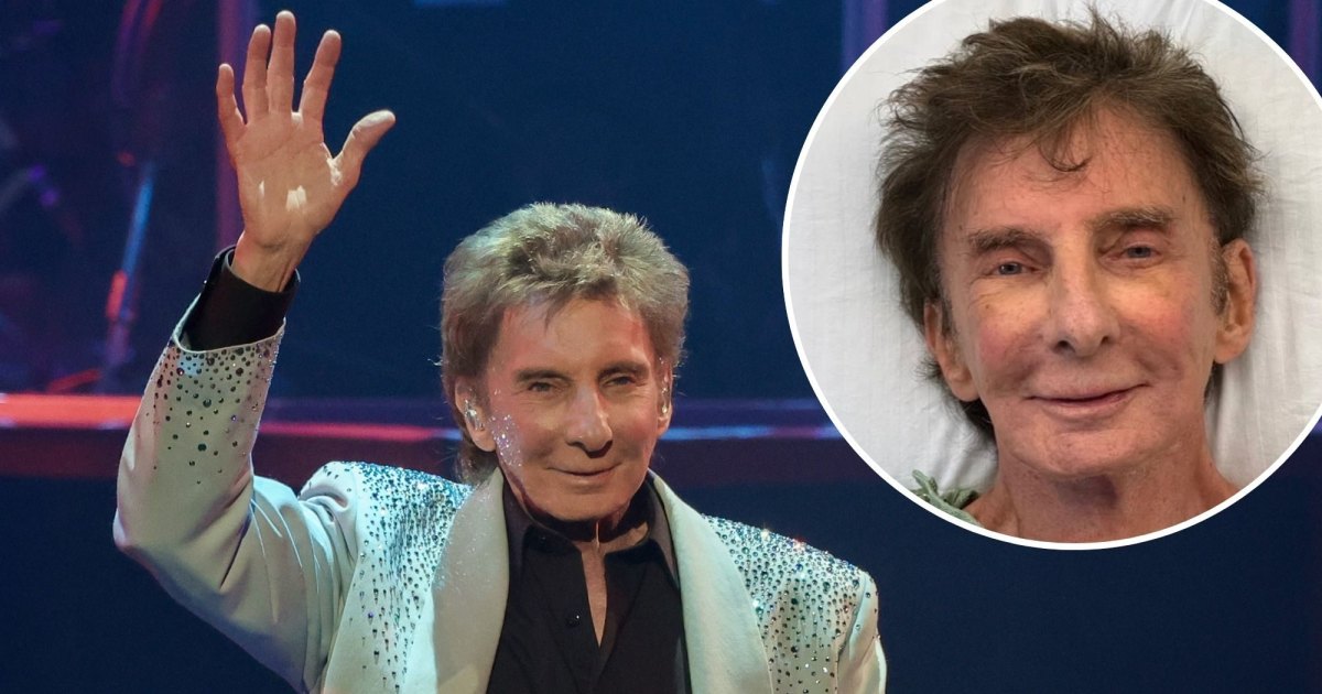 Barry Manilow shares selfie and update from hospital bed after cancer diagnosis