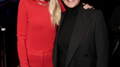 Ellen DeGeneres reveals a glimpse of her massive British estate as she mows the lawn