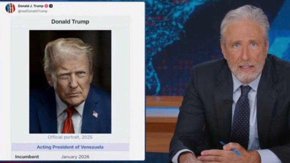 Jon Stewart exclaims, “What's happening in this country?”