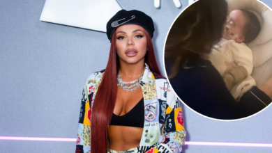 Little Mix's Jesy Nelson shares a photo of his daughter's feeding tube