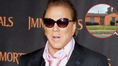 Mickey Rourke faced a gloomy New Year as friends hoped for an A-list bailout